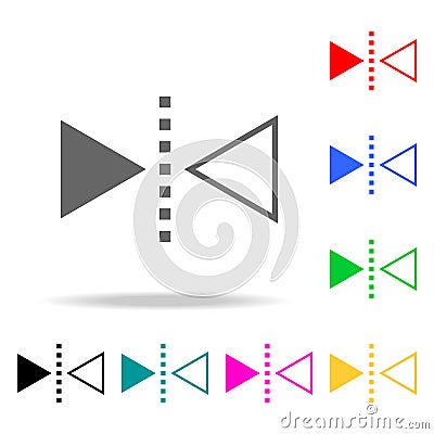 reflect tool icon. Elements in multi colored icons for mobile concept and web apps. Icons for website design and development, app Stock Photo