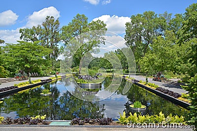 Reflecting pond Stock Photo