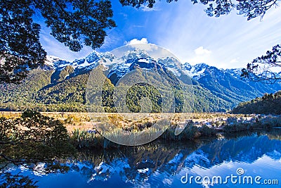 Reflections in Mirror Lakes Stock Photo