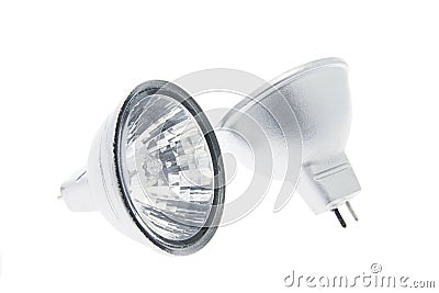 Reflector Halogen Lamps Stock Photo