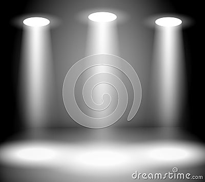 Reflector Lights Vector Illustration