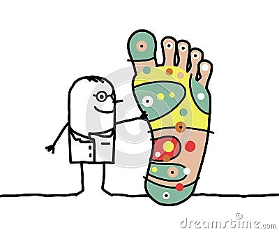 Reflexology Vector Illustration