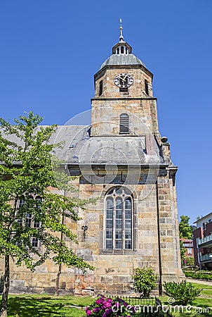 Reformed Protestant church of Bad Bentheim Stock Photo