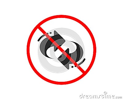 Refresh, change arrow icon. Rotation Arrowhead. Vector Vector Illustration