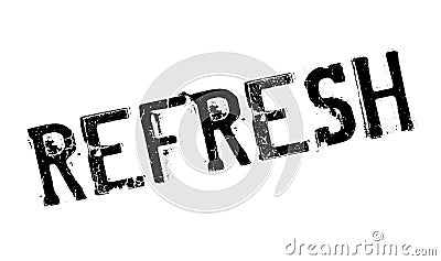 Refresh rubber stamp Vector Illustration