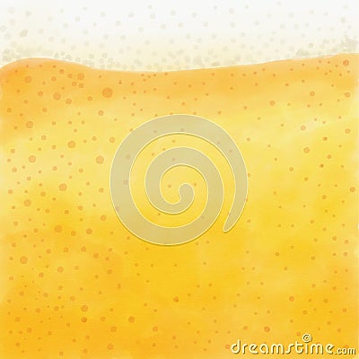 Refreshing and frothy beer close-up background Stock Photo