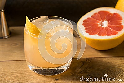 Refreshing Grapefruit Radler Ccoktail Stock Photo