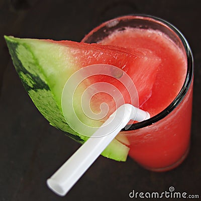 Refreshing Watermelon Drink Stock Photo