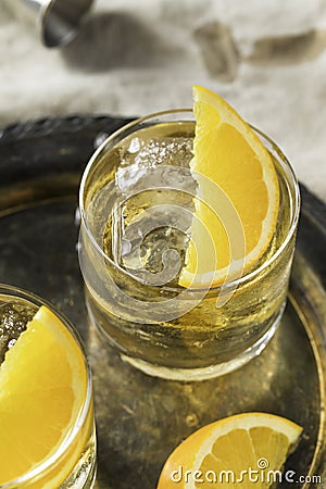 Refreshing White Port and Tonic Stock Photo