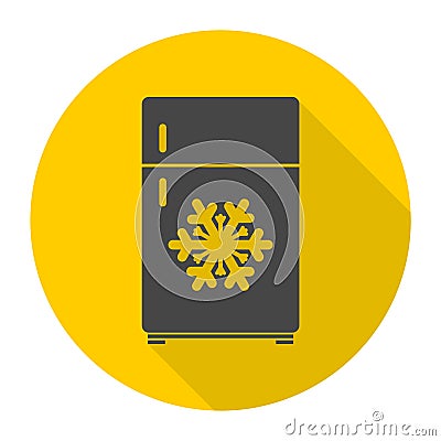 Refrigerator icon Vector Illustration