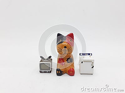 Refrigerator Magnetic Accessories for Home Interior Decorative Appliances in White Isolated Background 10 Stock Photo