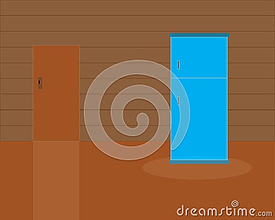 Refrigerator vector Vector Illustration