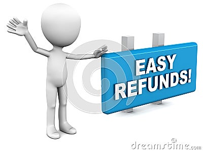 Refund Stock Photo