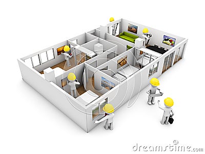 Refurbishment concept Stock Photo