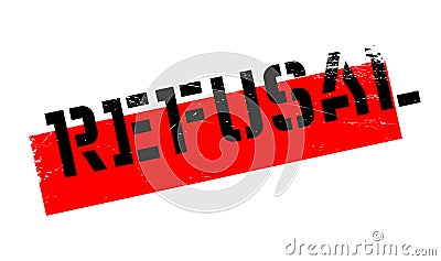 Refusal rubber stamp Stock Photo