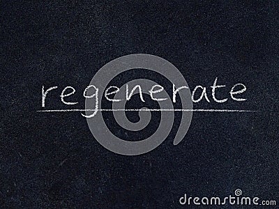 Regenerate Stock Photo