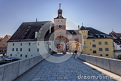 Regensburg, Bavaria Editorial Stock Photo