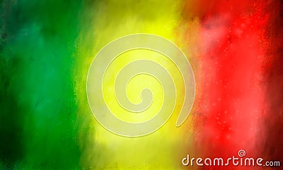 Reggae colored background Stock Photo