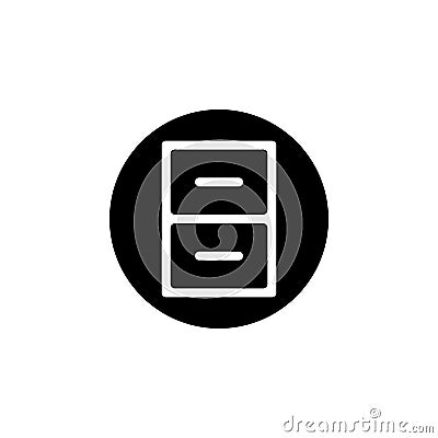 regiment in a circle icon. Element of minimalistic icon for mobile concept and web apps. Signs and symbols collection icon for web Stock Photo