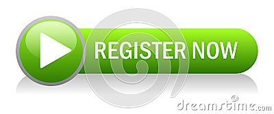 Register now button Cartoon Illustration