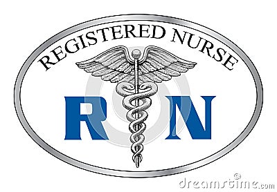 Registered Nurse Graphic B Vector Illustration