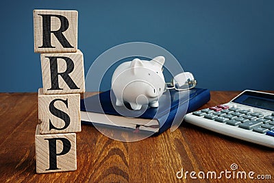 Registered retirement savings plan RRSP or RSP Stock Photo