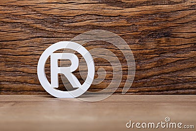 Registered Trademark Sign Stock Photo