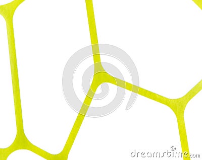 Regular geometric fabric texture yellow and white background, cloth pattern Stock Photo