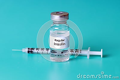 Regular Insulin Stock Photo