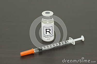 Regular Insulin Stock Photo