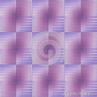 Regular shifted square pattern in pink, violet and purple shades. Stock Photo