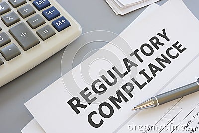 Regulatory compliance is shown using the text Stock Photo