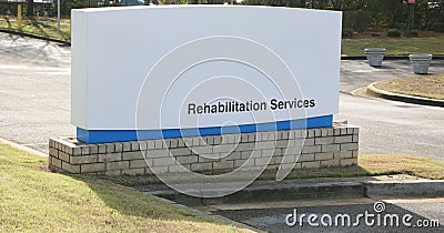 Rehab Services Center Stock Photo