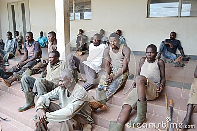 REHABILITATION OF FORMER FIGHTERS IN IVORY COAST (SARD) Editorial Stock Photo