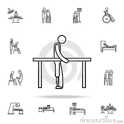 rehabilitation icon. medicine icons universal set for web and mobile Stock Photo