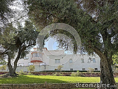 Chaim Weizmann House on the campus of the Weizmann Institute of Science Editorial Stock Photo