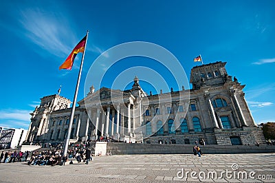 Reichstag, Berlin Editorial Stock Photo