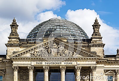 Reichstag building, Berlin Stock Photo