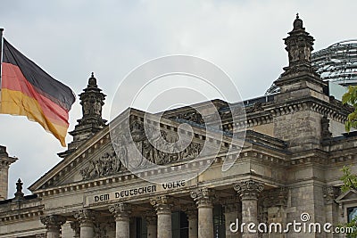 The Reichstag building / Bundestag Stock Photo