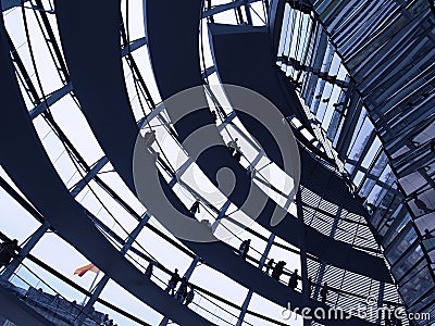 Reichstag dome Stock Photo