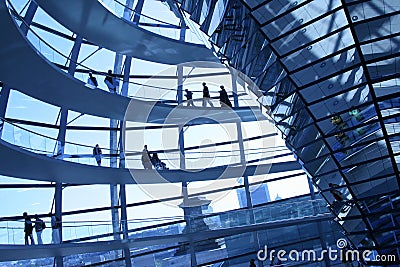 Reichstag dome Editorial Stock Photo