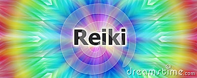 Reiki energy mandala Stock Photo