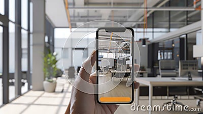Reimagining Workspaces with AR Stock Photo