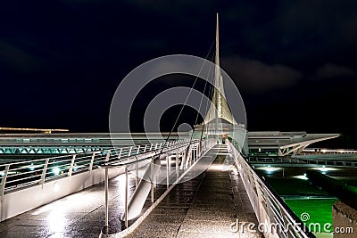 Reiman Bridge in Milwaukee, Wisconsin Editorial Stock Photo