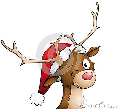 Reindeer Vector Illustration