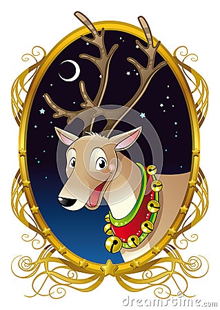 Reindeer for Christmas Vector Illustration