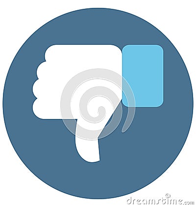 Rejected Color Isolated Vector Icon That can be easily edit or modified. Vector Illustration