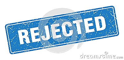 rejected sign. rejected grunge stamp. Vector Illustration