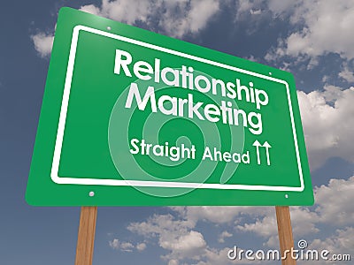 Relationship marketing Cartoon Illustration