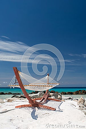 Relax Aruba Style Stock Photo